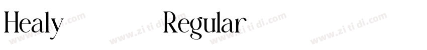 Healy 310264 Regular字体转换 Healy 310264 Regular字体转换
